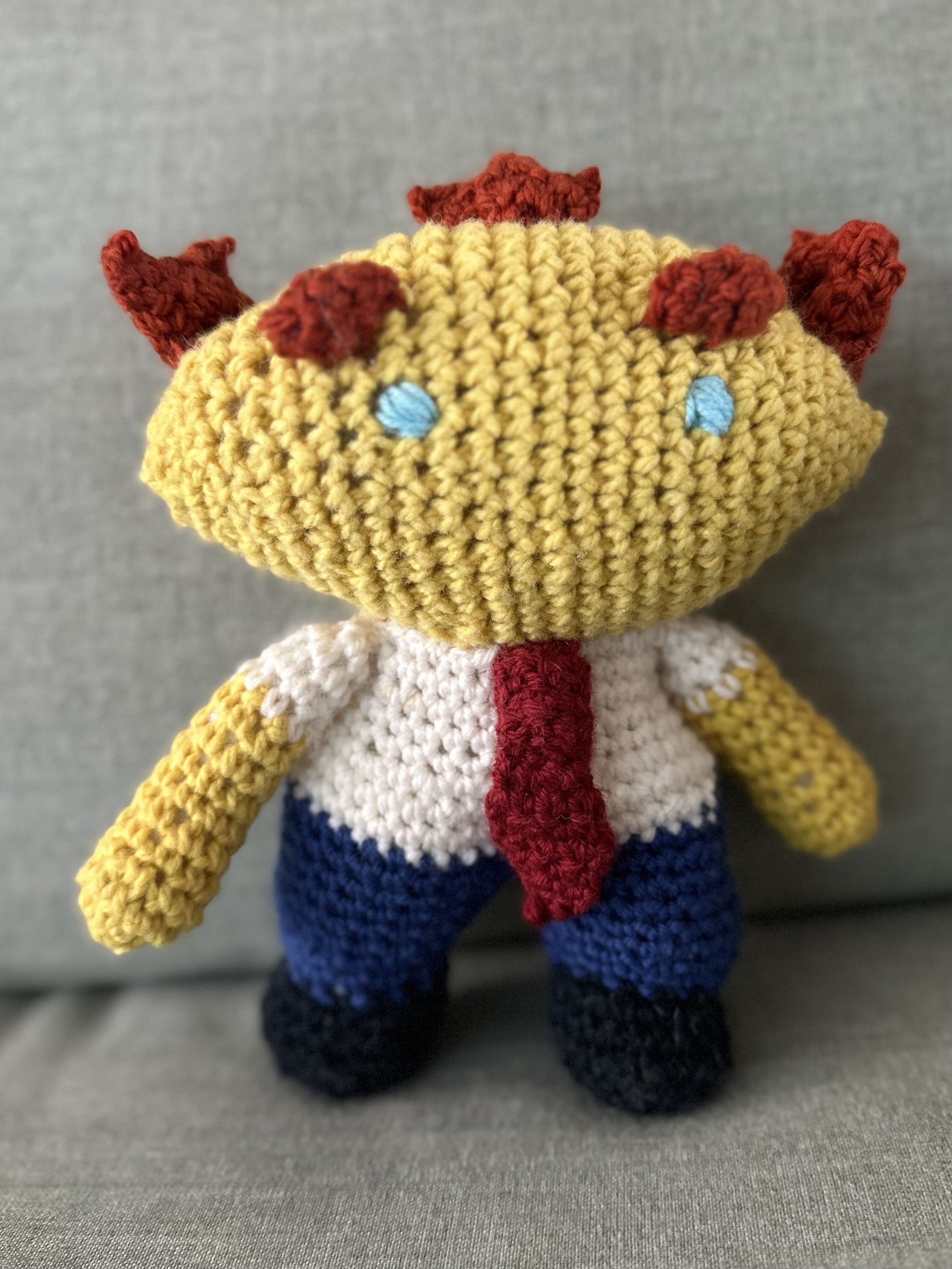 Thank Goodness You're Here Crochet Doll Photo